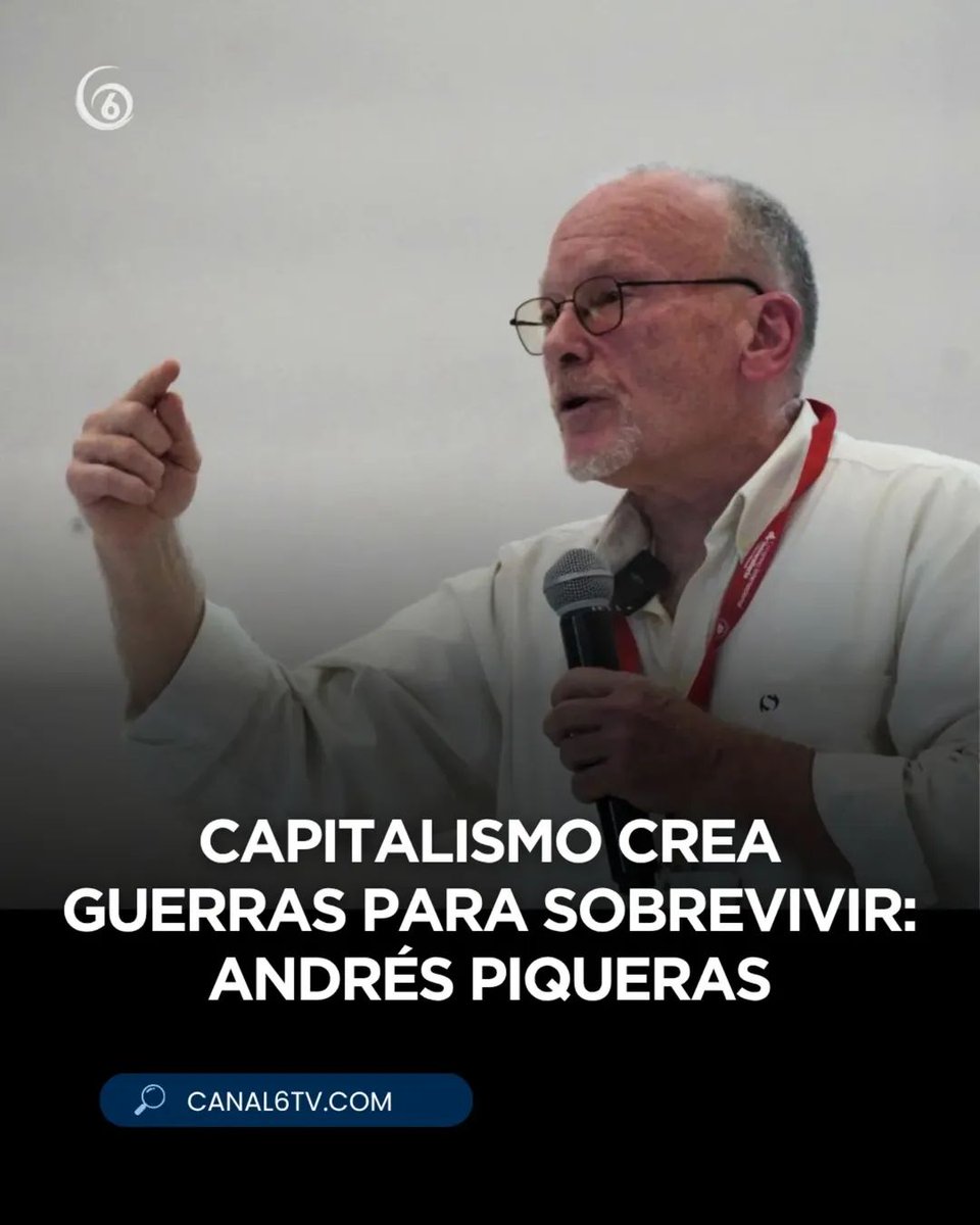 PergentinoCorG's tweet photo. Andrés Piqueras Infante analiza cómo el sistema capitalista provoca guerras, pobreza y destrucción de la naturaleza.
 Mira la entrevista en @canal6tv y @BuzosNoticias 
#PorUnMundoMejor https://t.co/HrknzddiIk