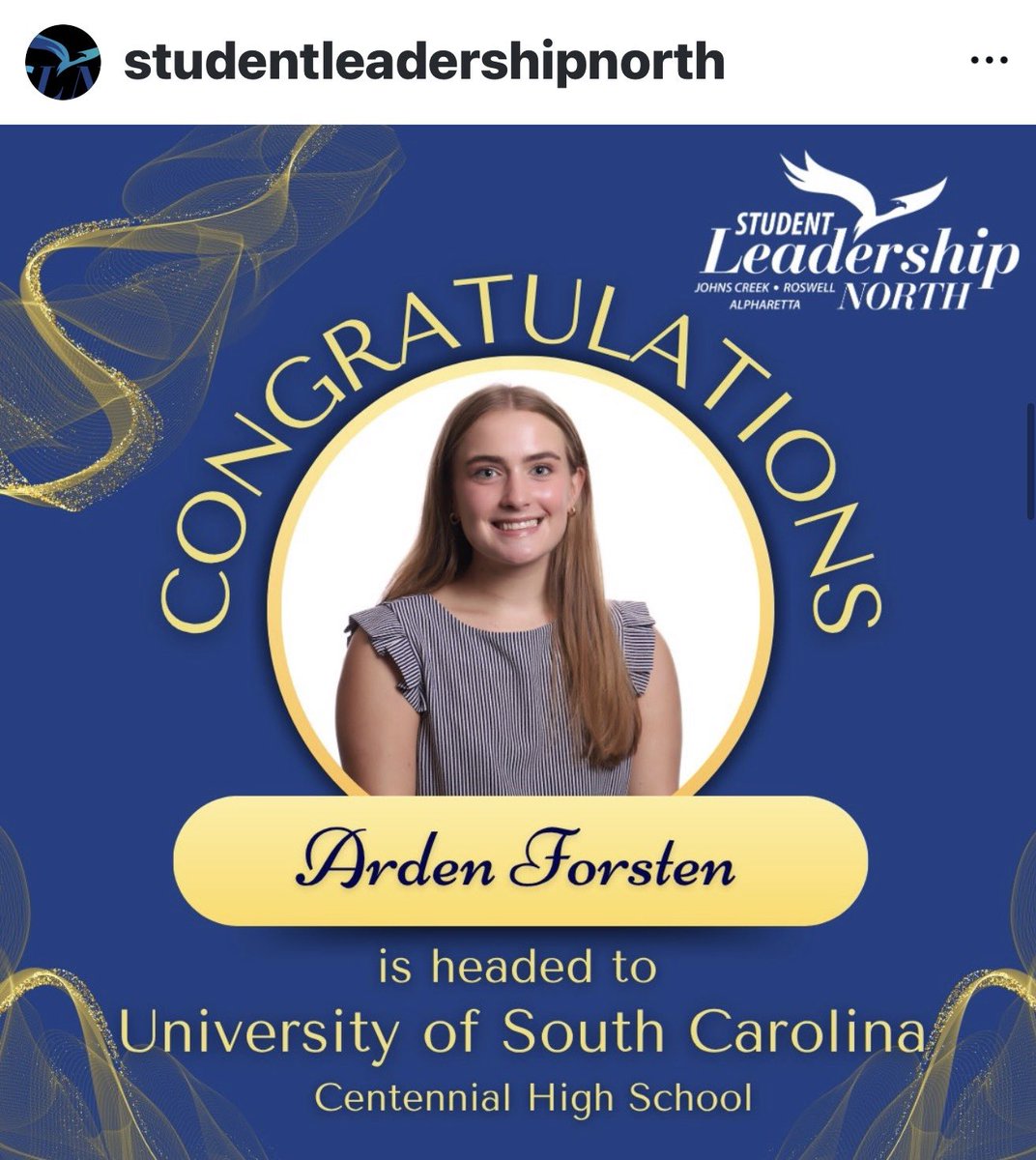 CHSKnightsGLAX's tweet photo. Congratulations to our Lady Knights Alden Forsten, Emma Johnson, Meredith Hughes, &amp; Skyler Davis on graduating from Student Leadership North! Your dedication to serving others, leading your peers &amp; representing Centennial has made a lasting impact on our community!#futureleaders https://t.co/rM5fooLnwR
