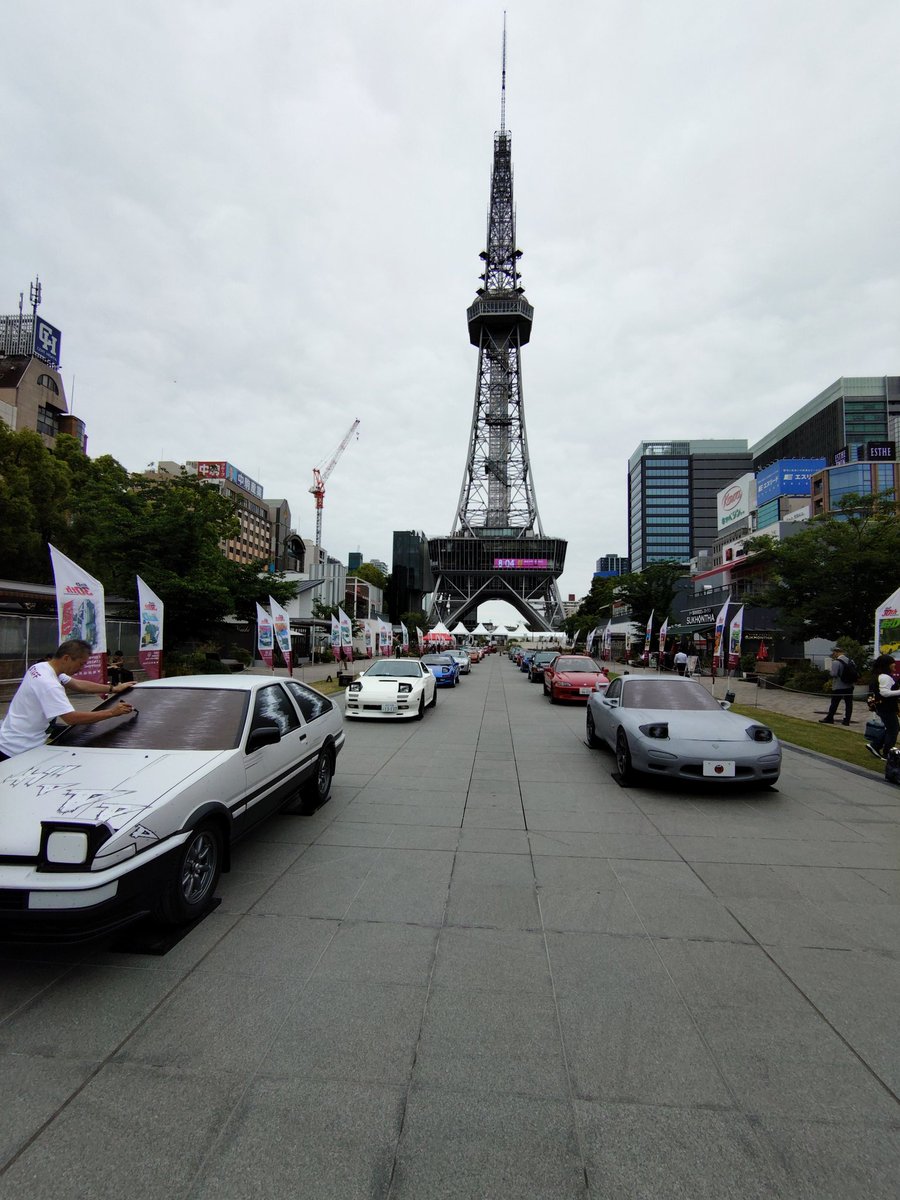頭文字D 30thのイベントらしい。 FDが黄色じゃない😅 それよりも、86