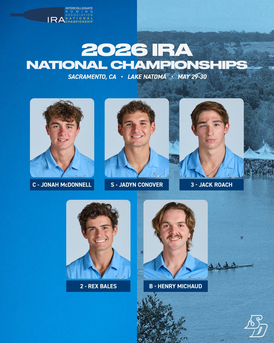 usdmrowing's tweet photo. How we'll line up for Nationals 🔜

#GoToreros https://t.co/8hiNeg5H1D