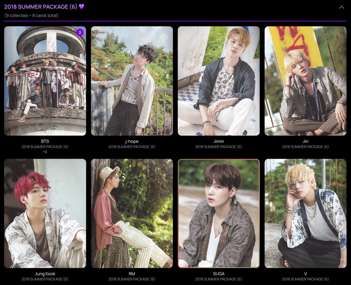 2️⃣3️⃣1️⃣ BTS - 2018 SUMMER PACKAGE (6) #bcdapp #bcdcollection