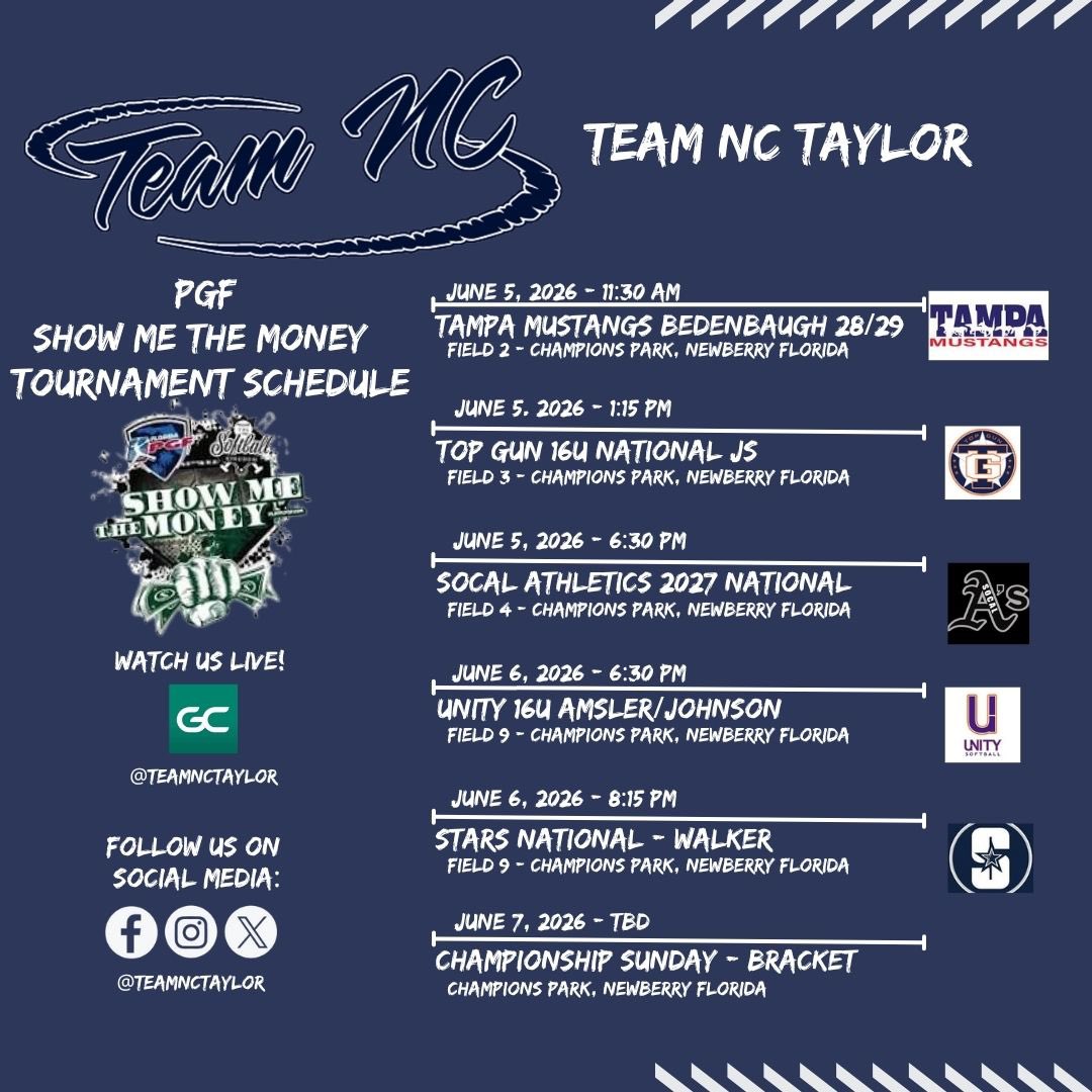 laneyrtucker2's tweet photo. I’ve always been taught that you learn more when you’re uncomfortable, so I’m about to be uncomfortable! One more weekend of practice with @teamnctaylor before we head south to compete with the best ‘27/‘28 teams around at the @PGFnetwork Show Me the Money in FL! #2030strong
@TeamNCSoftball @D1Softball @LineDsoftball @ExtraInningSB @themaineventsb @THEWOWSB @PrepSoftball @los_stuff @justfactsmaam @SoftbalAmerica @MizunoFPitchNA @d1fastpitch1 @fastpitchwatch @IHartFastpitch @tagupSoftball @DiamondAddicts @TheeSBReport @SoftballDown @CoastRecruitsSB @CoastRecruits @gatorjack72 @BallGirlSports