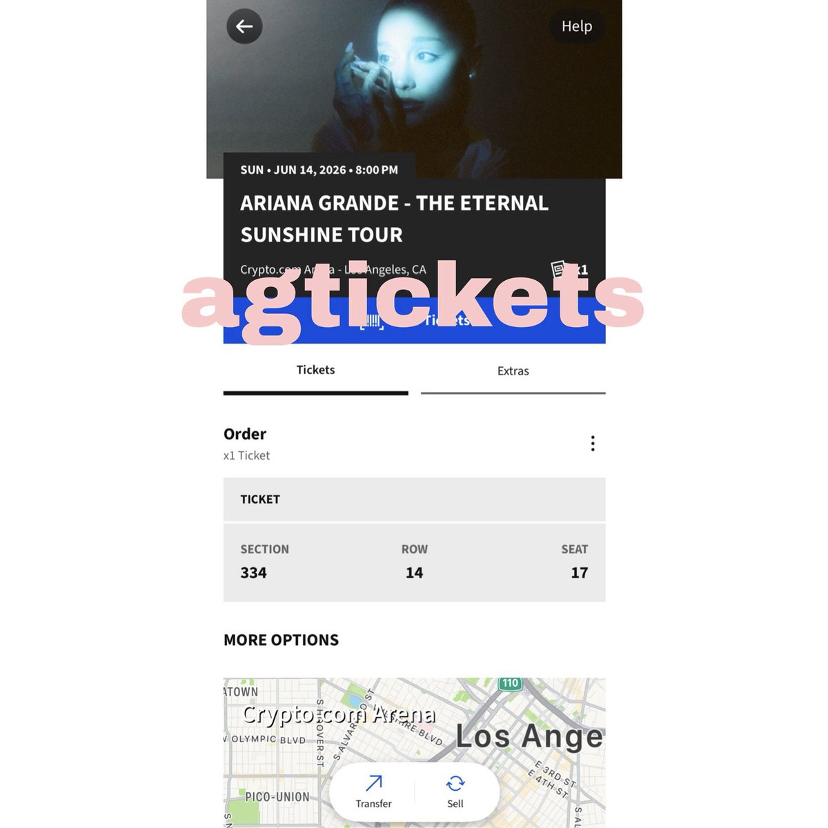 ariana grande ticket resale ⋆˙⟡ tweet media
