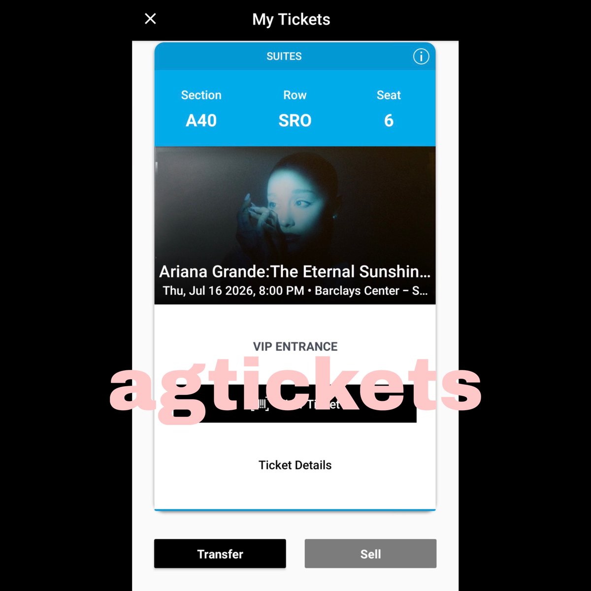 ariana grande ticket resale ⋆˙⟡ tweet media