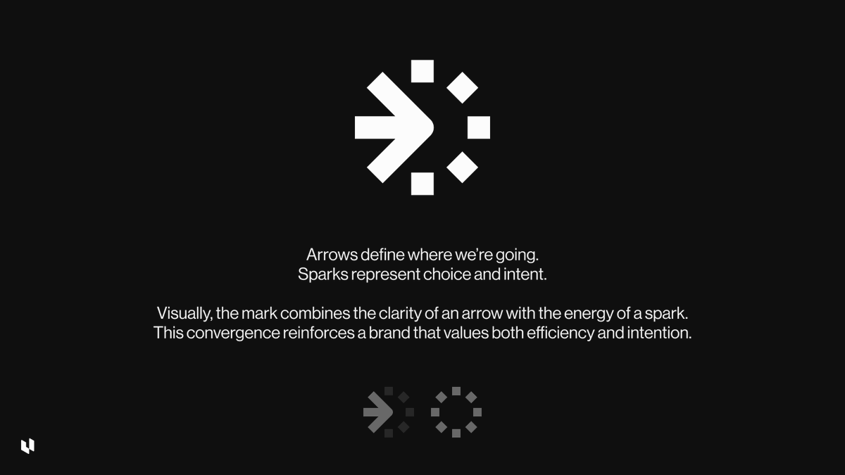 utsuboco's tweet photo. A closer look at the branding we created for Vectr.

At the center of the identity is a mark that combines the clarity of an arrow with the energy of a spark, expressing both direction and intent.

A visual system built to feel precise, confident, and ready to move. https://t.co/14UVDn8c2e