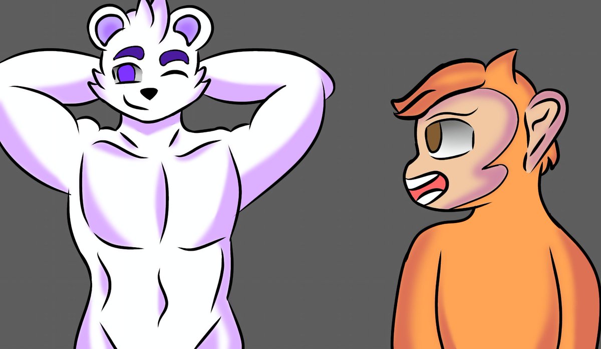 Brine2D2's tweet photo. Uma arte para um amigo urso polar muito gente fina @napo_ofc https://t.co/cjbLFJ1oXa