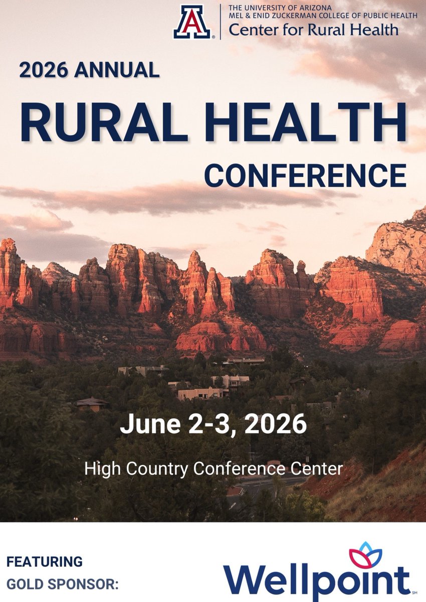 UACRH's tweet photo. With appreciation to Wellpoint, our Gold Sponsor for the 52nd Annual Arizona Rural Health Conference! Thank you for supporting rural health and helping connect communities to better care. To learn more visit https://t.co/8GmXPPmi1z https://t.co/QvCXDOX6YM