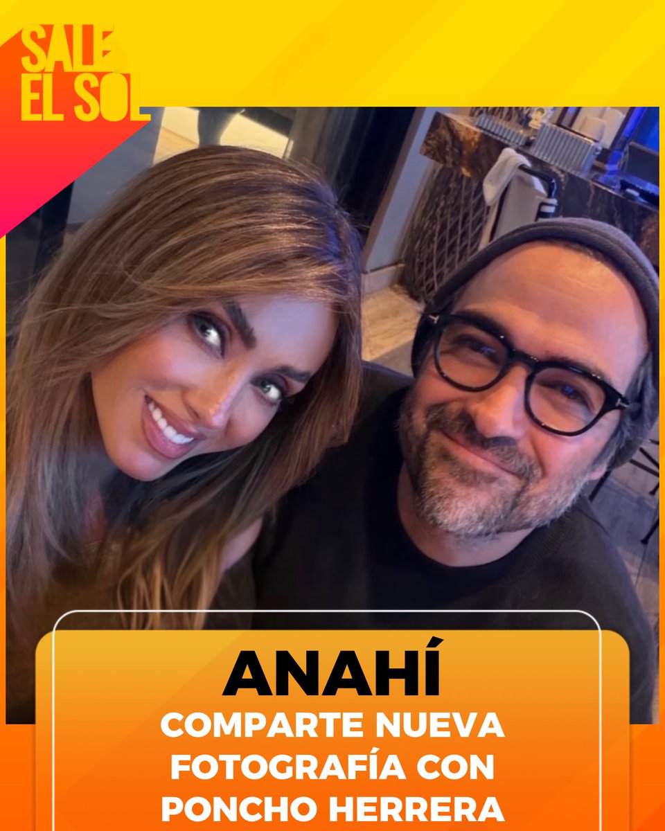 saleelsoltv's tweet photo. ¡#Anahí compartió esta fotografía junto a #PonchoHerrera luego de que se diera a conocer que muy pronto estrenarán una entrevista! 🤩💃🏻🕺🏻☀️📺 #SaleElSol #SESAlMomento https://t.co/vy2a8zQSeb