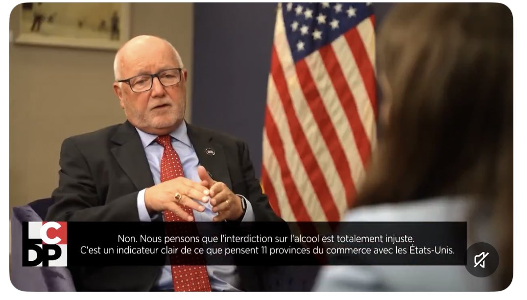 marlene4719's tweet photo. Hoekstra says he can’t understand why Canadians are angry at the US and says it’s totally unfair that the provinces are not buying US alcohol.  

Let me help you out piggy…

When your president constantly berates and insults Canadians, don’t be surprised when we tell you to go fuck yourself.