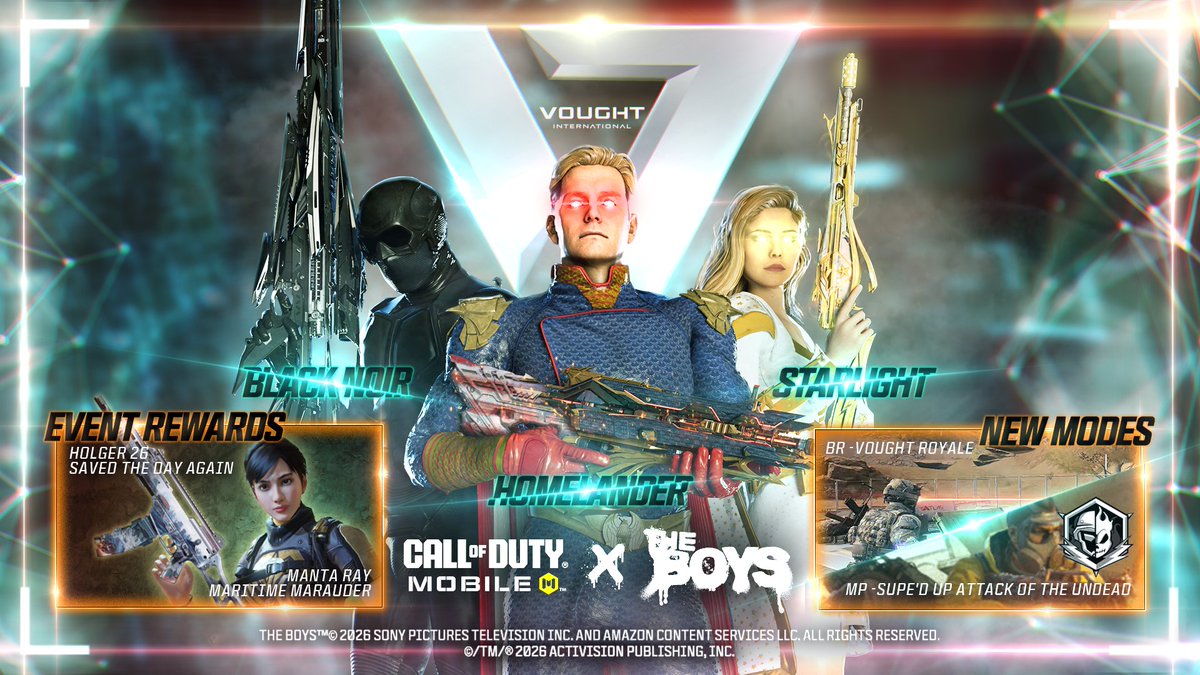 PlayCODMobile's tweet photo. Season 5: Revenge is live NOW! Here's what's new and coming soon to the Season! https://t.co/z3YAW1Tro5