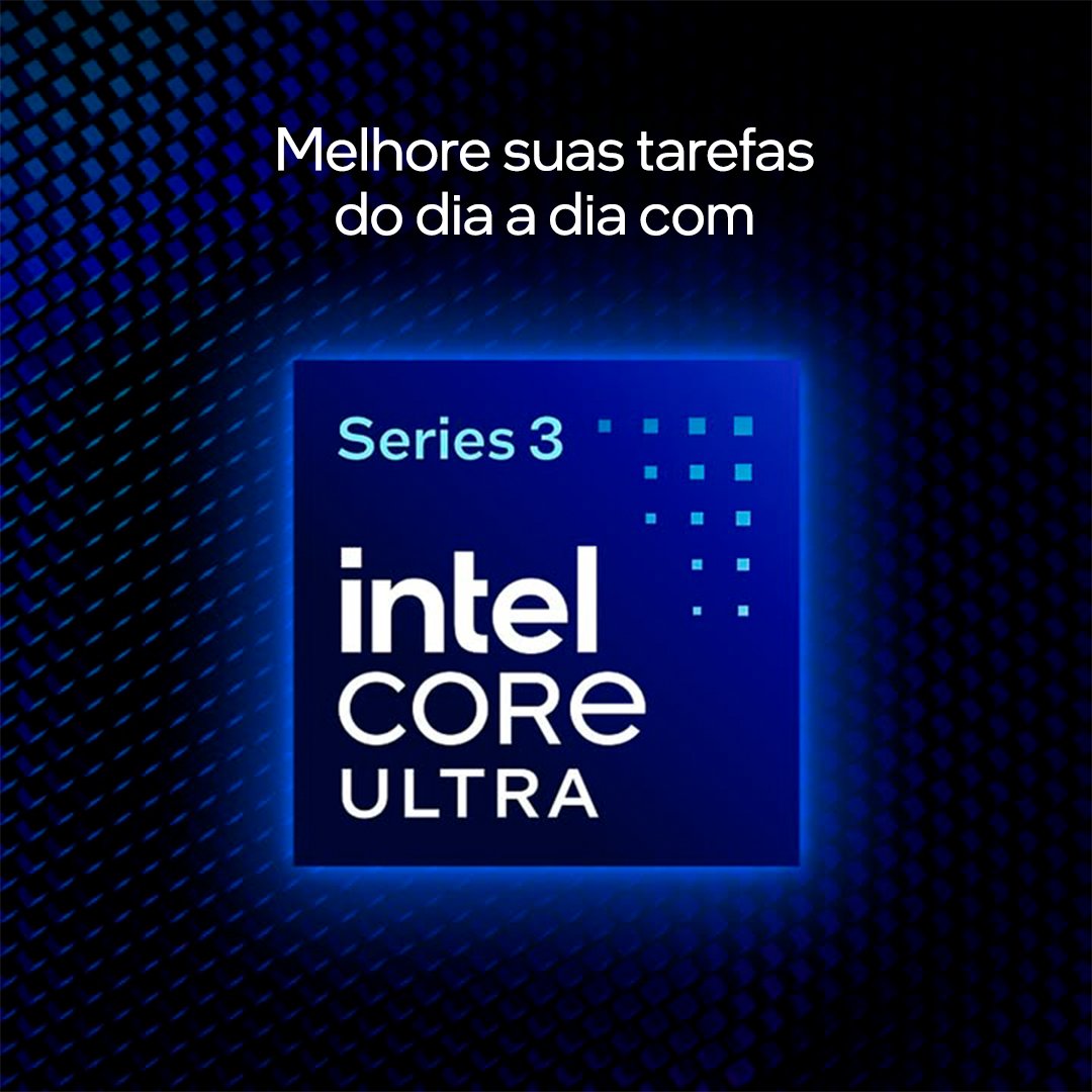 intelbrasil's tweet photo. Criar mais, jogar melhor e deixar as tarefas do dia a dia muito mais fluidas. Com a potência do Intel® Core™ Ultra Série 3, sua experiência fica mais inteligente, eficiente e pronta para acompanhar o seu ritmo. ✨💻 https://t.co/dcIWZFcfCP