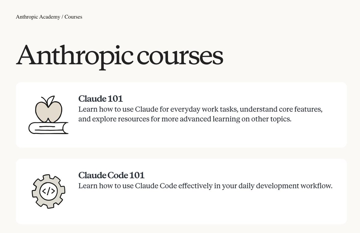 aiedge_'s tweet photo. A list of FREE resources to learn AI:

(save these!)

- Anthropic Skilljar

https://t.co/L4A22sT6vj

- Coursera for Google AI

https://t.co/rmJr0U24M0

- OpenAI Academy

https://t.co/rhKCtUXwvK

- Microsoft AI for beginners

https://t.co/zrwlYvFIp3

- Claude Code for Everyone (interactive)

https://t.co/1VNOOiKfLA

- Claude Code for Everyone (interactive

https://t.co/QESDlfPerw

- Learn OpenClaw

https://t.co/2Dce92qToG