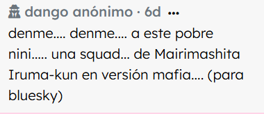 dango_cc's tweet photo. (2) ¿fandom de witch hat atelier?
(3) ¡piden squad de mairimashita iruma-kun para bluesky!
(4) busca mutuals 🩷 https://t.co/4sglxW9rAF