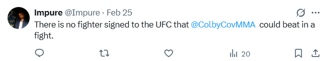 Impure's tweet photo. @arielhelwani #Mystic #UFC https://t.co/qRu3cIUy4q