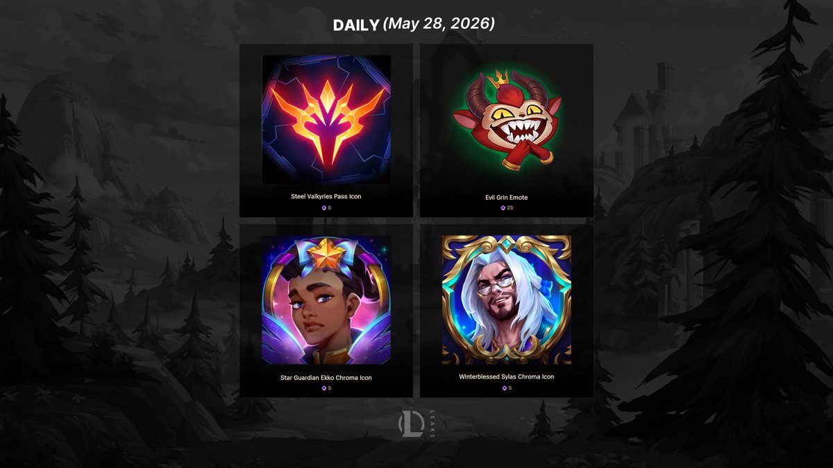 League of Legends Leaks & News tweet media