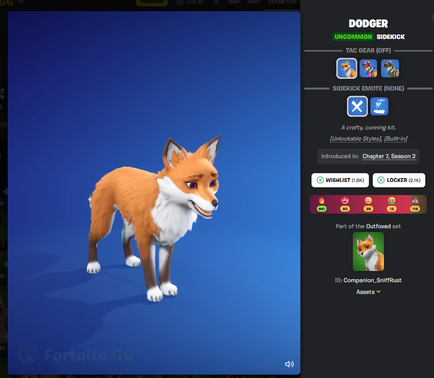 LLD_Jo's tweet photo. @Fortnite when is dodger coming out epic? shes been in the files forever and only OG owners have her :( https://t.co/jKHrzs562b