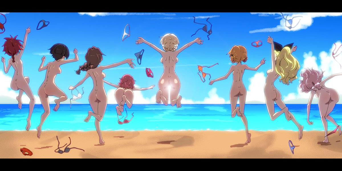 「夏は自由だ」|ジングーのイラスト