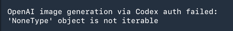 xyberfeed's tweet photo. @Teknium oddly enough, I just got this error message 10 minutes ago for image generation specifically... https://t.co/ttnBnJiXyf