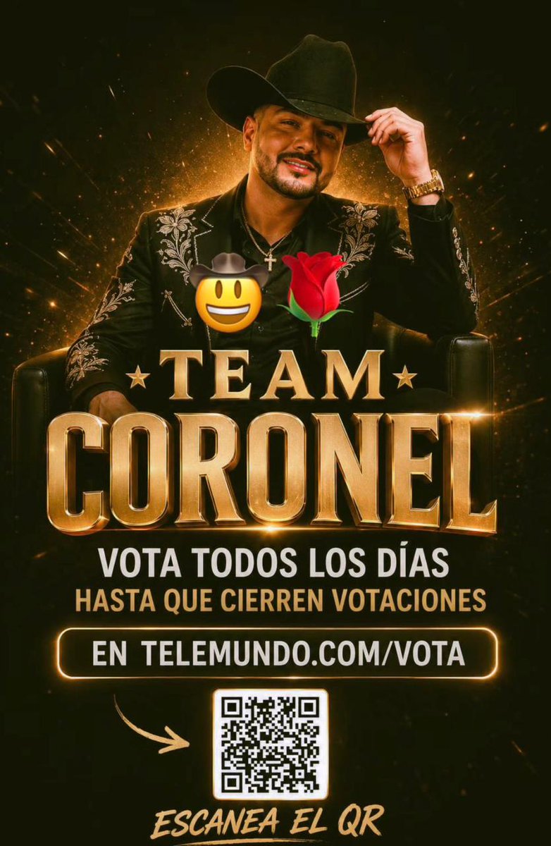CoronelitasT's tweet photo. ¡¡VOTANDO SIN DIVIDIR!!🗳 
#TeamCoronel 🤠🌹 https://t.co/zutRCb0IrO