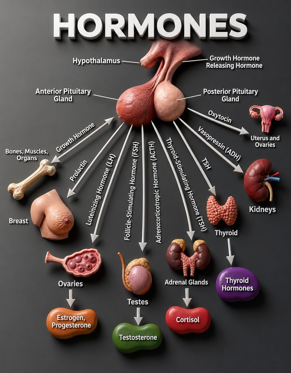 learnhub_1's tweet photo. 🧠 Your body runs on hormones.
Every mood, muscle, emotion, and energy shift starts here.

Learn the system. Control the lifestyle. 🔬⚡️ https://t.co/vw5vSUXy7r