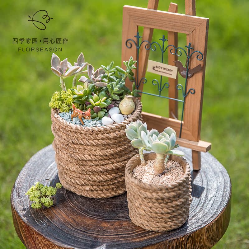 xDrex18's tweet photo. Just upcycled an old glass jar into a cute planter with some acrylic paint and twine! Small DIY win for a cozy weekend https://t.co/QDWo5oHUvG