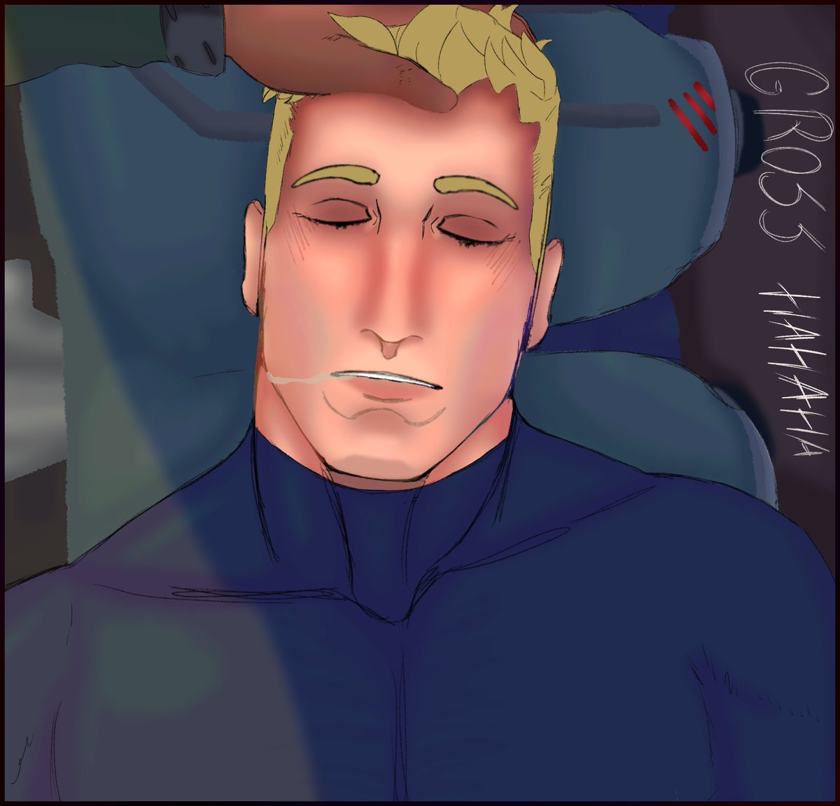 Anthomarts's tweet photo. I made this drawing of  #R76 It's been a long time, I think I'll draw them again
.
.
.
#overwatch2 #soldier76 https://t.co/JA8zP7KXcG
