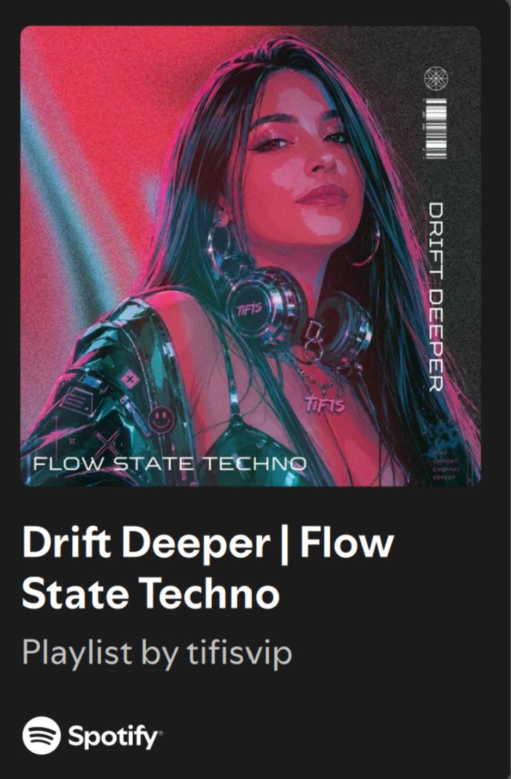 tifis's tweet photo. 🎶 Creé una Playlist con deep techno para liberar la mente un poco y lograr estados de flow 🎶 

Con amor, DJ Tifis: https://t.co/GQkhzkQpXw https://t.co/RqqvH59JwV