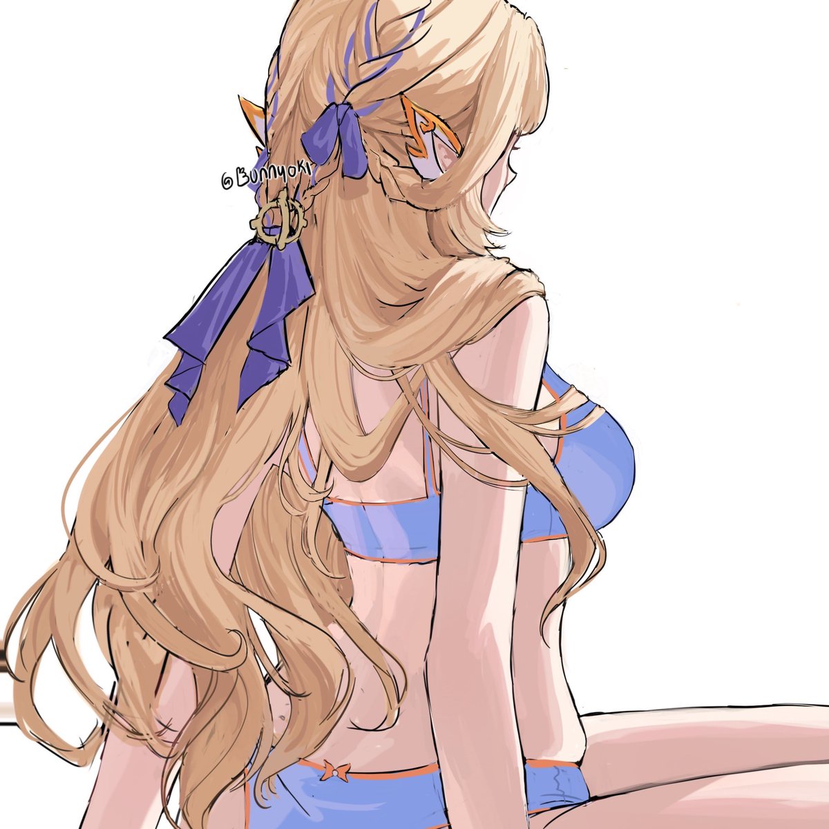 bunnyoki's tweet photo. i really do love blondes https://t.co/ydBljQH5AM