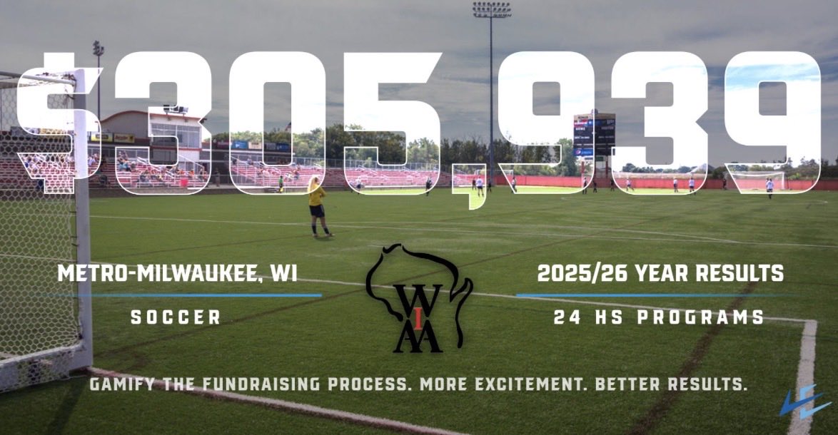 LeMilwaukee's tweet photo. Good luck to all these girls soccer programs in the playoffs this spring, and what a pleasure it was supporting them along with these boys programs this school year! @LECoach_MKE and I are incredibly grateful to work with these amazing coaches and athletes. These 24 programs raised $306,000, good for a $12,700 average per program!