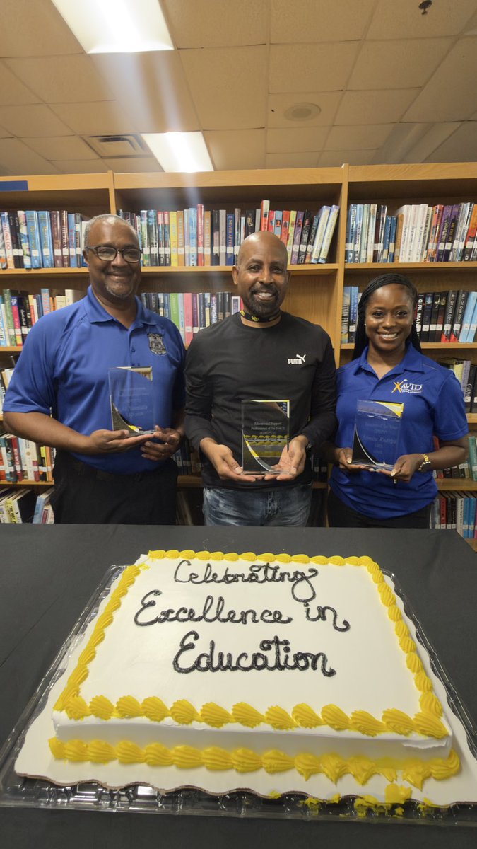 APGreen_LHS's tweet photo. Today we proudly announced our 2026–2027 Employees of the Year at Lithonia High School! 🎉

Congratulations to:
🏆 ESPOTY I – Mr. Ali
🏆 ESPOTY II – Mr. Demmons
🏆 Teacher of the Year – Dr. Rudolph

Thank you all for your dedication, leadership, and commitment to excellence. We are proud to celebrate you and the impact you make on our students and school community each day! 🖤💛🐾 #NewDay

@MCWilkinsPhD @APDavisLHS @VachealHutchins