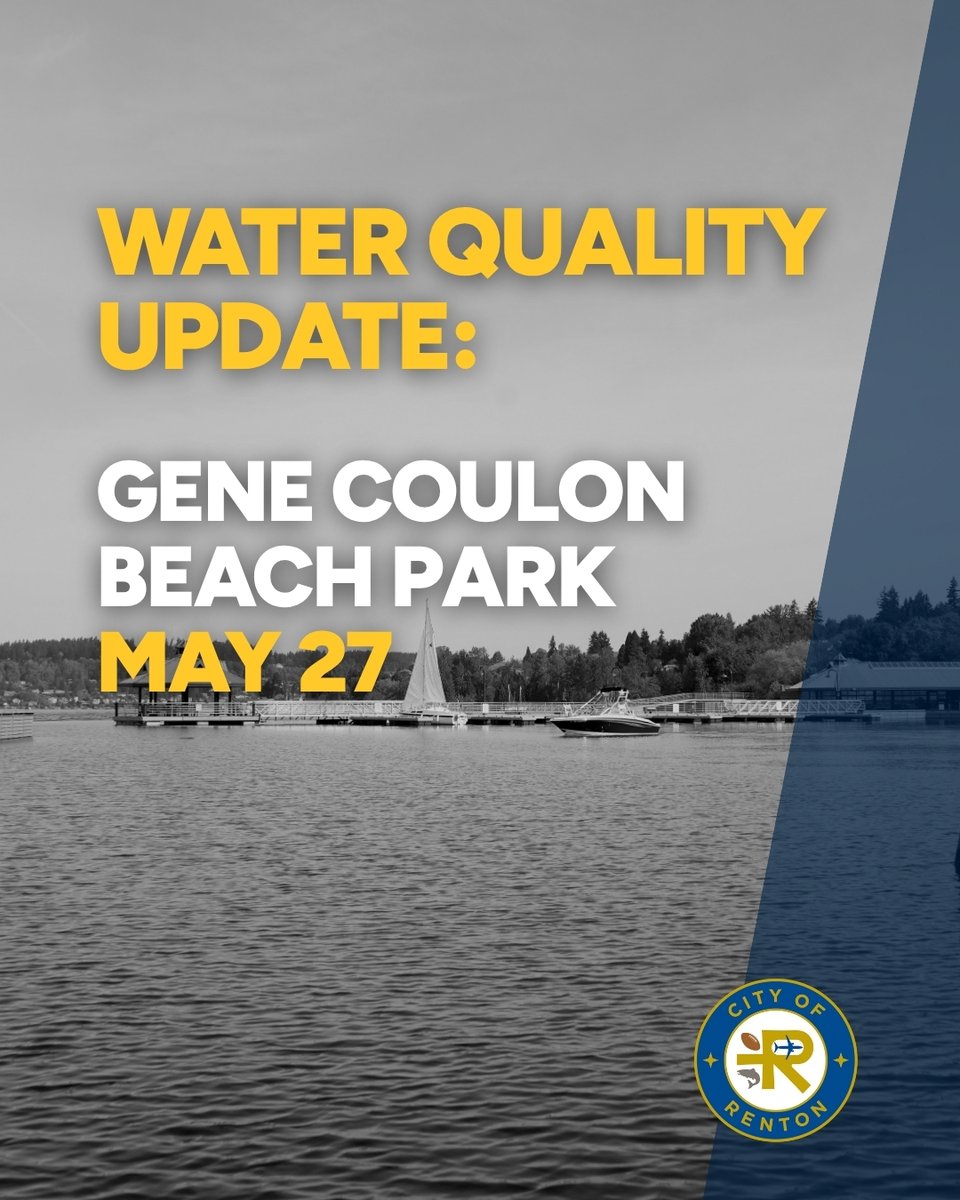 CityofRenton's tweet photo. High bacteria levels have been detected in the water, indicating significant fecal contamination that may cause illness.

For your safety: 
• DO NOT enter &amp; avoid contact with lake water
• Keep children away from shoreline and water
Please follow signage &amp; stay out of the water https://t.co/1lTaYFYZxq