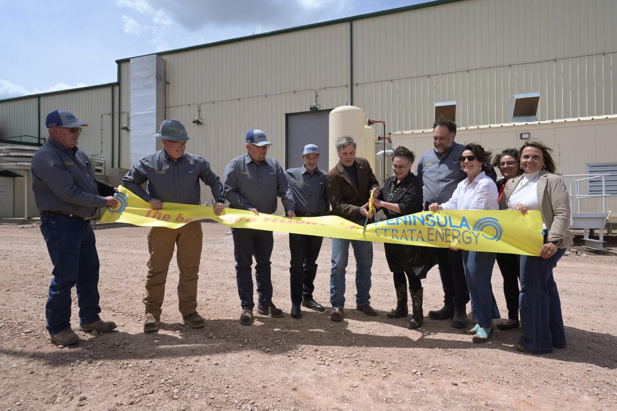 PEN_Energy's tweet photo. A significant milestone as we officially marked the ribbon cutting of CPP Phase 2 in Wyoming 🎀👏

Great to celebrate this step forward with government representatives, industry partners, stakeholders, guests, and our team on site. https://t.co/f0avW28di9