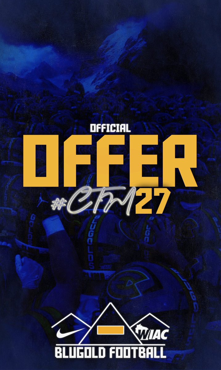 JaceF_66's tweet photo. Thank you for the football offer UW-EauClaire. And Thank you to my family and friend’s and coaches  always pushing me to greatest limit.  @UWEauClaire @CoachE_Blugolds @CoachDeavPuck @CoachMcHugh62. https://t.co/U5jM0ZRc57