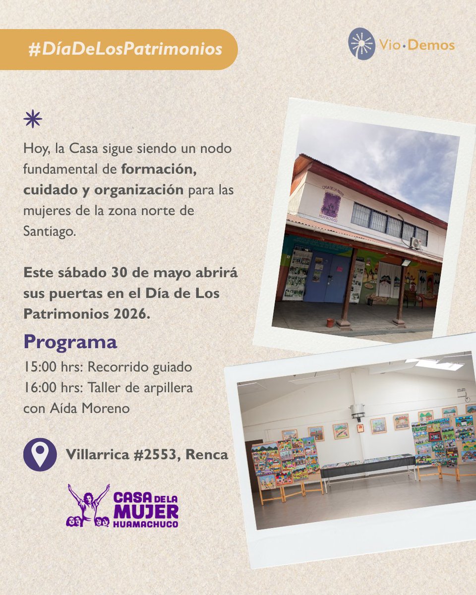 VioDemos_Chile's tweet photo. 👉 En este marco, destacamos el trabajo de Ivette Quezada, candidata a Doctora en @Antropologia_UC, quien busca indagar cómo las arpilleras constituyen repertorios que movilizan creatividad, valor y cuidado, entretejiendo infraestructuras y temporalidades múltiples en fricción. https://t.co/K4aTP2C9Ap