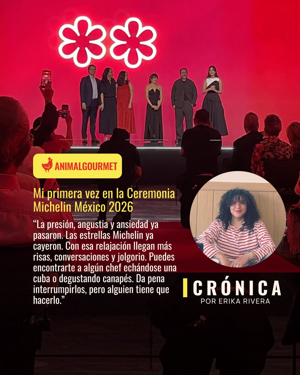 animalgourmet's tweet photo. #Crónica @Babeljordan nos cuenta los detalles y todo lo que dio de qué hablar en la gala de Michelin México 2026. Léela aquí 👉🏽 https://t.co/of0gnhJl0S https://t.co/DK7Ljj6rRF