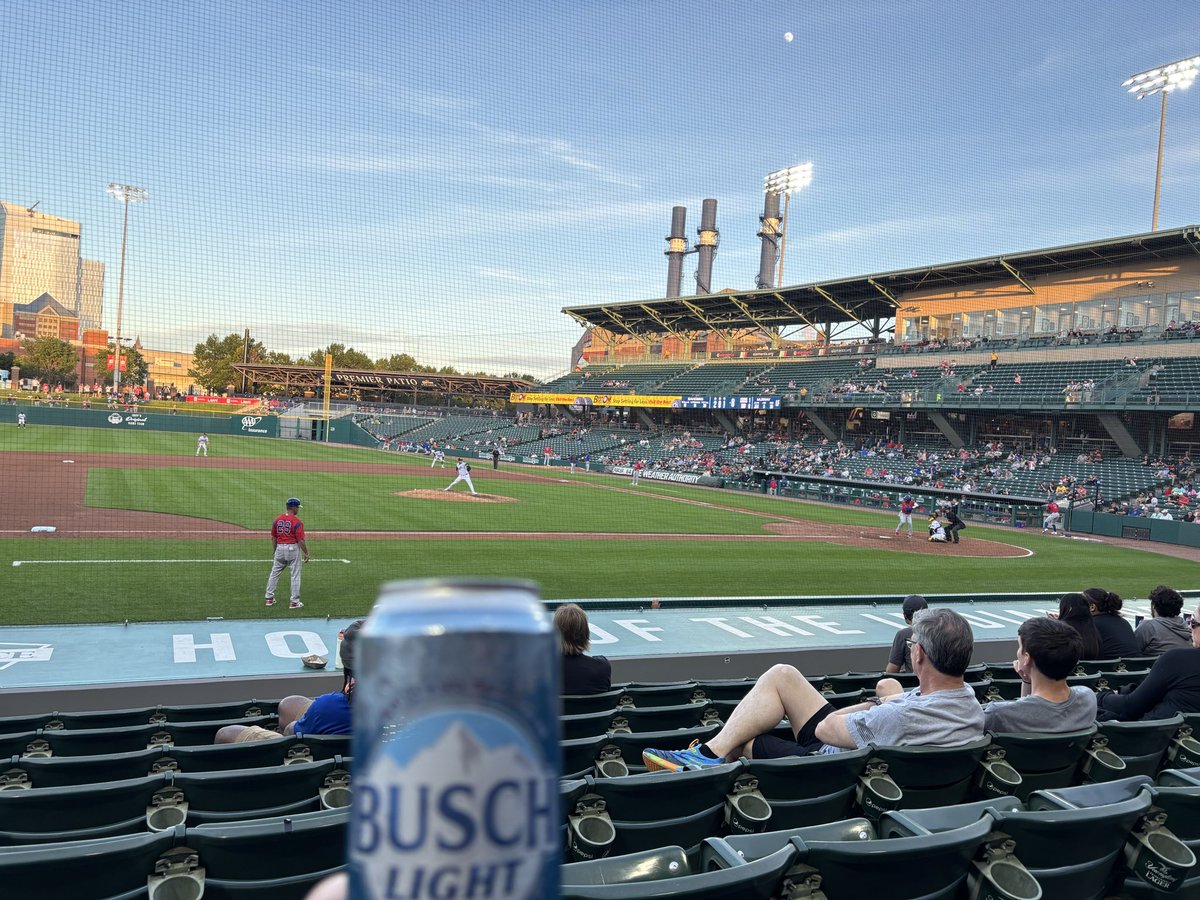 A10H8R's tweet photo. Having a #wet Wednesday at the Shrinkdians game. Six total hits through 6.5 frames. This team stinks. Didn’t think the bar for Indy sports could get any lower, but here we are. If anyone was curious, we’re far from #TheButlerWay https://t.co/HI9W0V57af