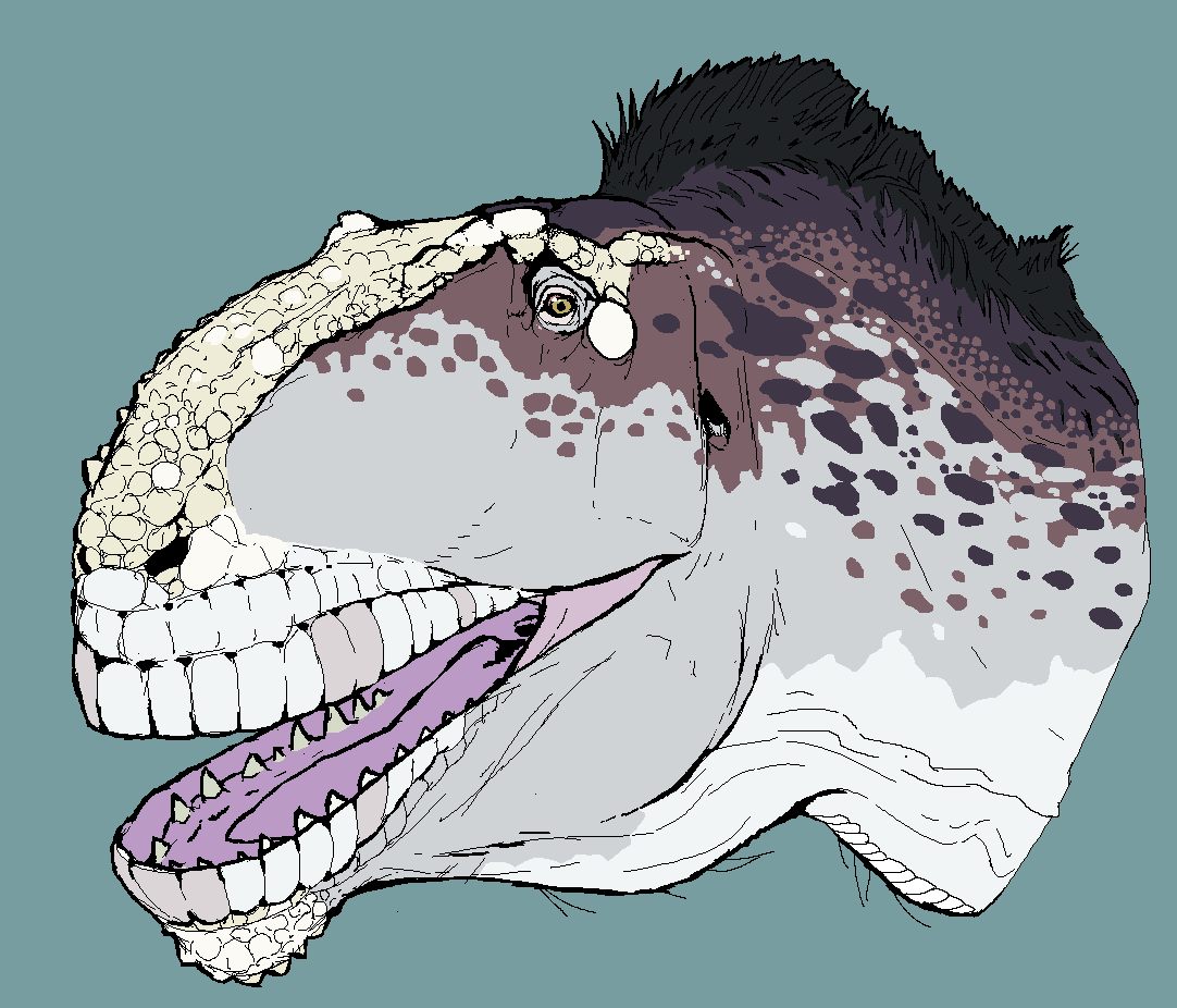 Coolio_Art's tweet photo. I was cooking with my MS Paint paleoart phase https://t.co/tbcPkjNGnu