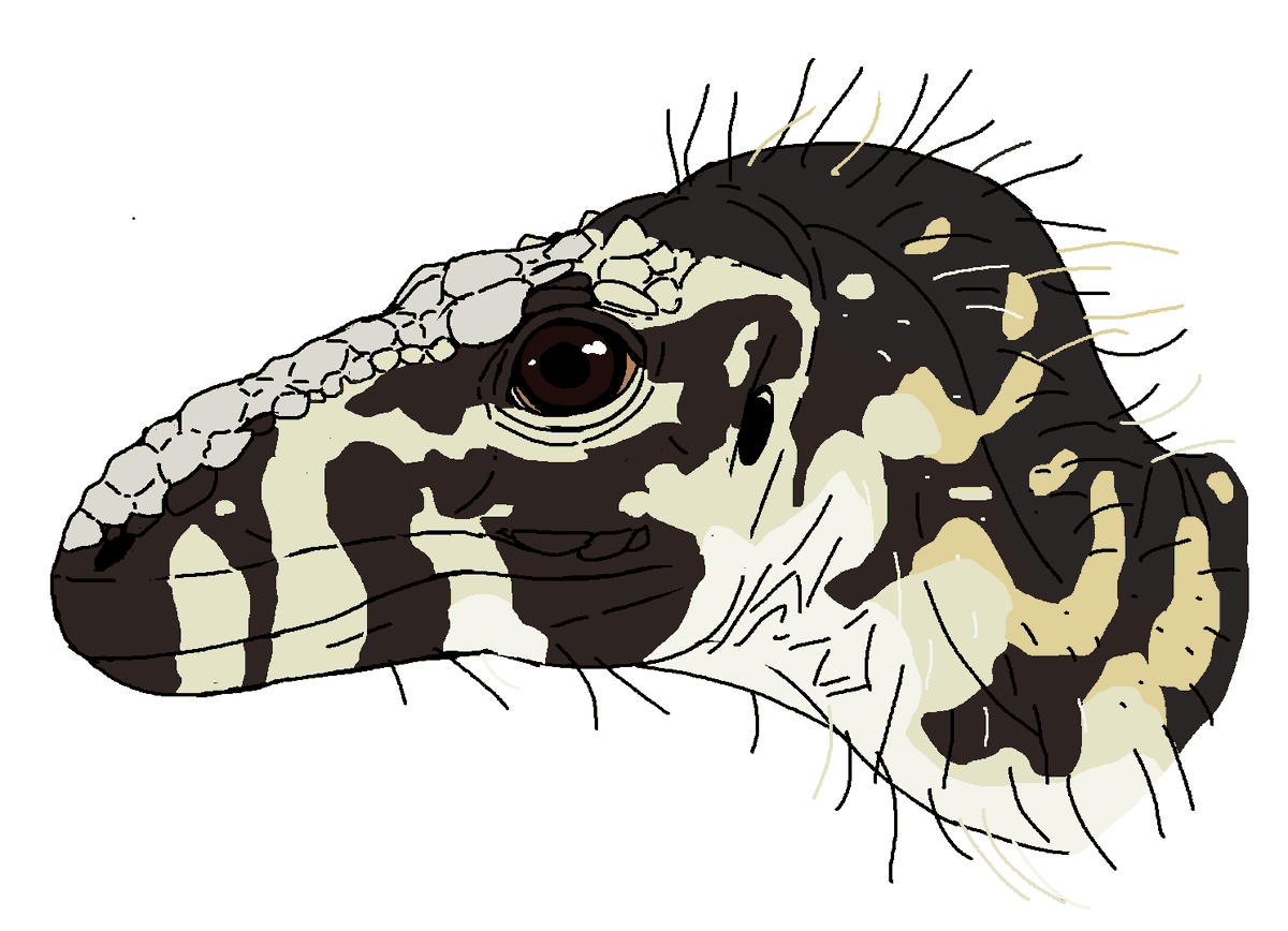 Coolio_Art's tweet photo. I was cooking with my MS Paint paleoart phase https://t.co/tbcPkjNGnu
