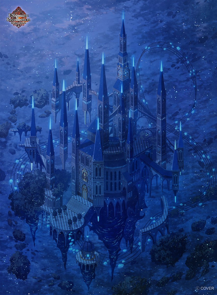 hololive_En's tweet photo. And today... 

#ENreco Chapter 3 - DAY 4 - ⚔️

= New Dungeon = 

The "Labyrinth of Song" opens at 7 PM PDT! 

Design by J.taneda @taneda822456 https://t.co/Sxxu4mzjYH