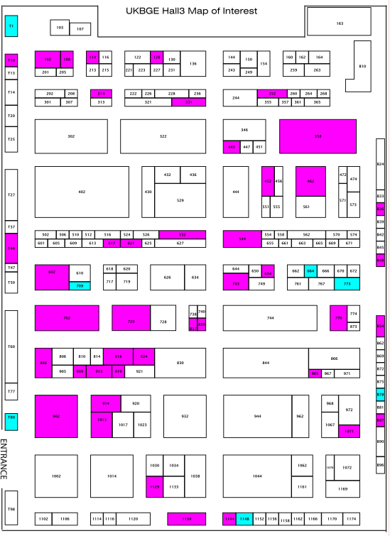 GMMoley's tweet photo. Finally finished this years Map of Interest for #UKGamesExpo. All the halls, all the stuff I spotted that I either wanted to buy or looked interesting to me. So you're aware I'm on a BIG miniatures painting kick at the moment so the maps reflect that. https://t.co/LSH0MNUlgF