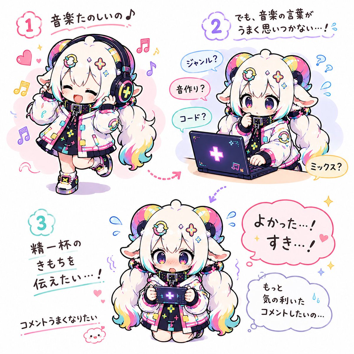 どーなつひつじ tweet media