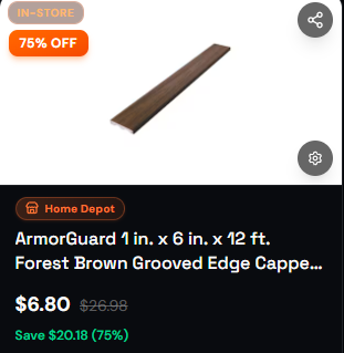 hiddenclearance's tweet photo. DECK BOARDS FOR $6 AT HOME DEPOT

These were originally $27

Check your store's stock with the link below 👇 

https://t.co/w34Cy6pGts https://t.co/ARIGh47YAt