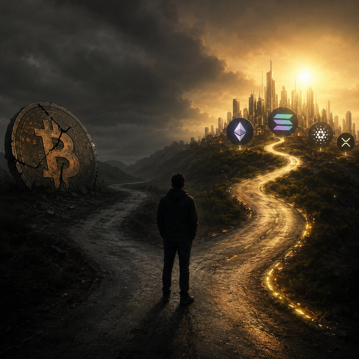 reshiarif09's tweet photo. Everyone screaming “altseason” while BTC dominance keeps eating every portfolio alive

This market isn’t rewarding the loudest people anymore
It’s rewarding patience

AI coins moving
Privacy coins waking up
Utility finally getting attention again

Meanwhile most people already sold the bottom waiting for a perfect entry that never comes

Crypto always does this
It exhausts you before it pays you