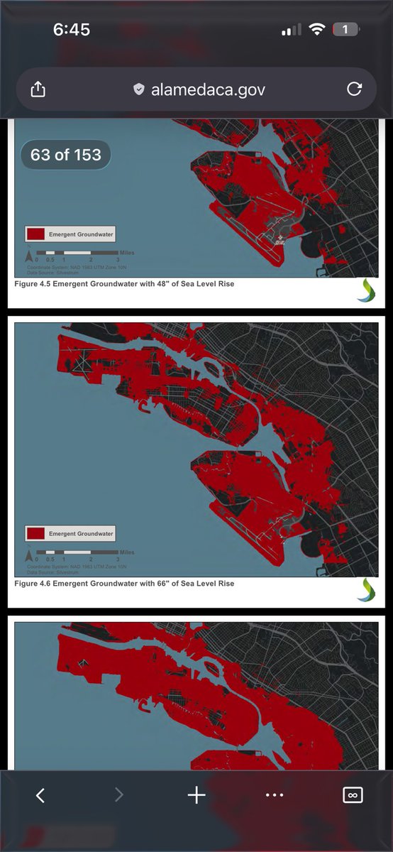 hellojwilde's tweet photo. @markasaurus People forget that the City of Alameda published a report about how it may gradually flood from underground if the water table rises with the sea level: https://t.co/Oa0mMEfhll https://t.co/g9KVyOVn4Q