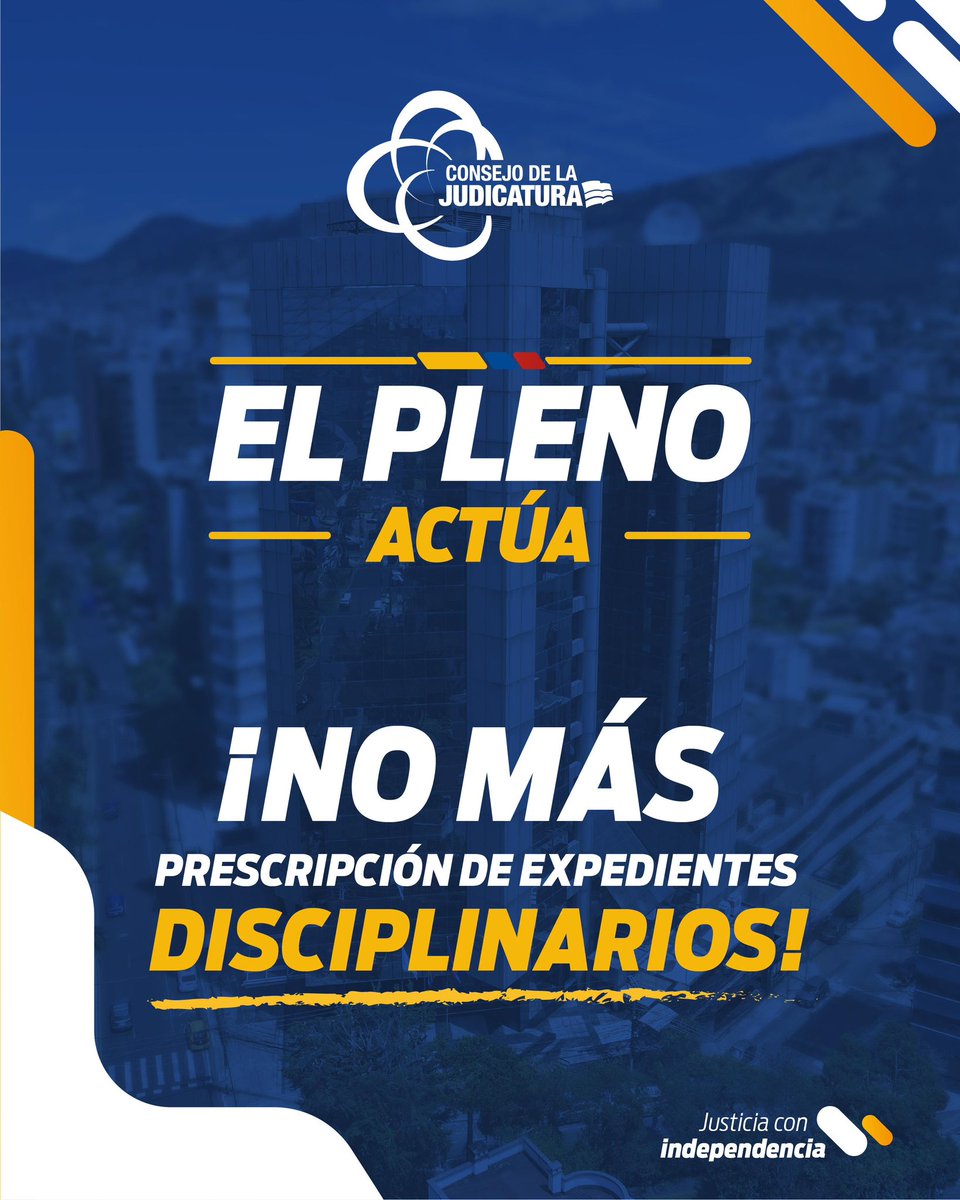 Consejo de la Judicatura tweet media