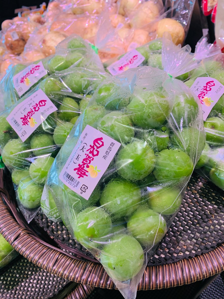 harashinnarus's tweet photo. 店頭に青梅が並び始めると「今年もこの季節が来たな」と嬉しくなりますね。
原信ナルスにも、みずみずしい梅が入荷しています😊

自家製の梅酒や梅ジュース、「今年こそチャレンジしてみたい」「毎年作っている！」という方も、ぜひ売場をのぞいてみてくださいね。自分で漬けた梅ジュースを、夏の暑い日に炭酸で割って飲む瞬間は格別です🏖️🍹

#梅仕事 #青梅 #梅ジュース #梅酒 #季節を楽しむ