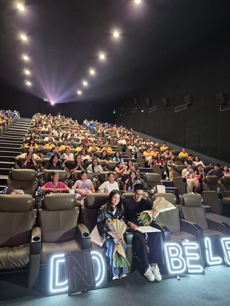 DBTeamCali's tweet photo. Another successful block-screening done for Donny and Belle! 🖤❤️

Grateful to share this event again with Bahay Aruga and World Vision! 

Thank you to @DonBelleWWOFC for helping us always!!

#TayoSaWakas
#DonBelle https://t.co/grZhFYnKrv