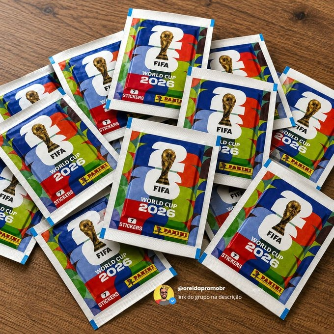 promoatomicas's tweet photo. FIGURINHAS DA COPA 🏆

Kit 48 Pacotes de Figurinhas - Copa do Mundo FIFA 2026

Por: R$248 pix (5,16 CADA)
⚠️ cupom: MELHORESOFERTAS

Link: https://t.co/zvRShCLfwG https://t.co/a11Vavpb8X