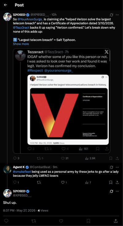 Agent K tweet media
