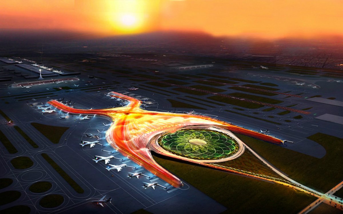 kisinventura's tweet photo. El aeropuerto que iba a recibir el Mundial en la época Prianista / El aeropuerto que va a recibir el Mundial con la 4T https://t.co/NB92PU3xkM